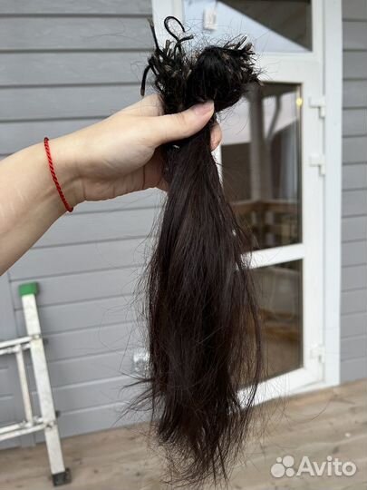 Волосы для наращивания бу 40 см натуральные