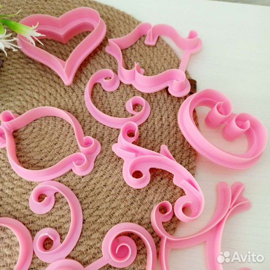 Кондитерские штампы, оттиски (набор)