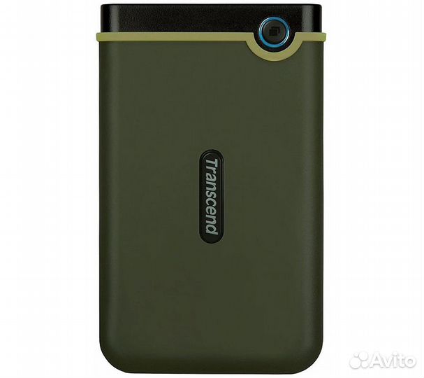 Внешний HDD Transcend StoreJet 1Tb, зеленый (TS1TS