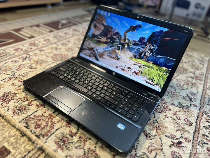 Большой 17дюм Ноутбук HP core i3/8гб/120ssd+500hdd