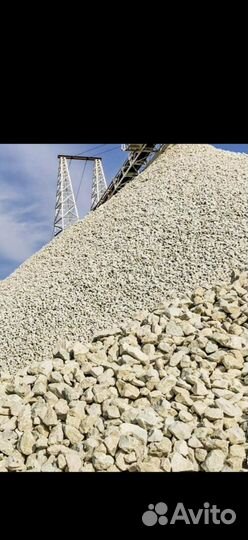 Щебень песок