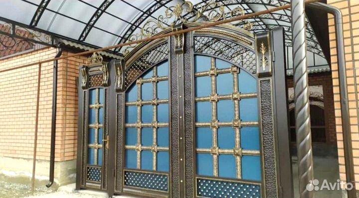 Кованые ворота