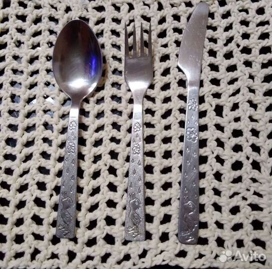 Столовый набор для детей Утенок СССР