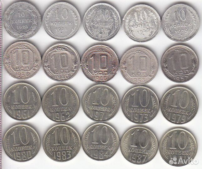 Погодовка СССР и РСФСР (монеты)