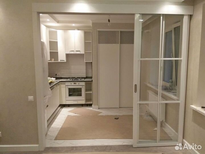 Стеклянные перегородки межкомнатные