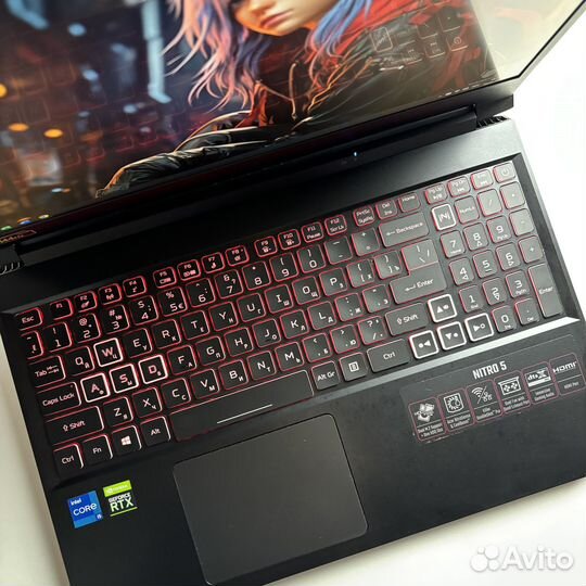 Игровой ноутбук Acer Nitro i5-11Gen/RTX3050TI/144H