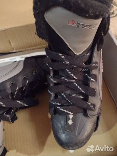 Коньки хоккейные раздвижные б/у