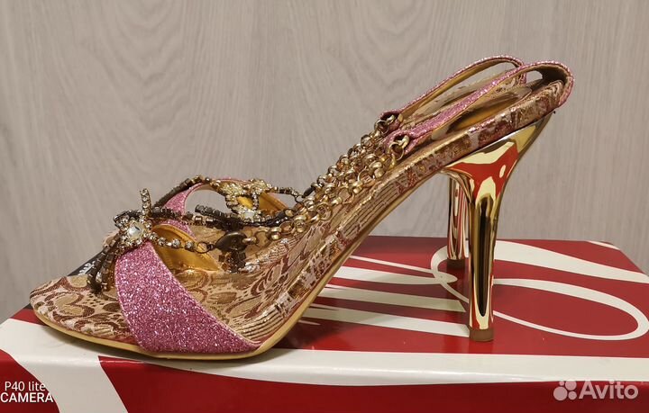 Босоножки женские на шпильке 38 размер