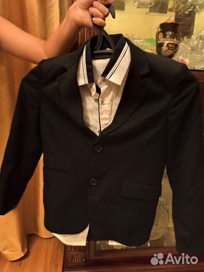 Школьная форма для мальчика синяя 122