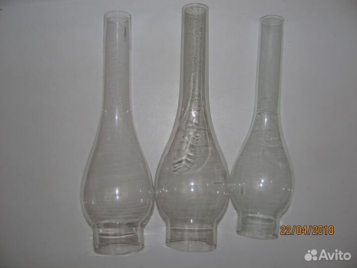 Стекла для керосиновых ламп 33мм,43мм,53мм,68мм