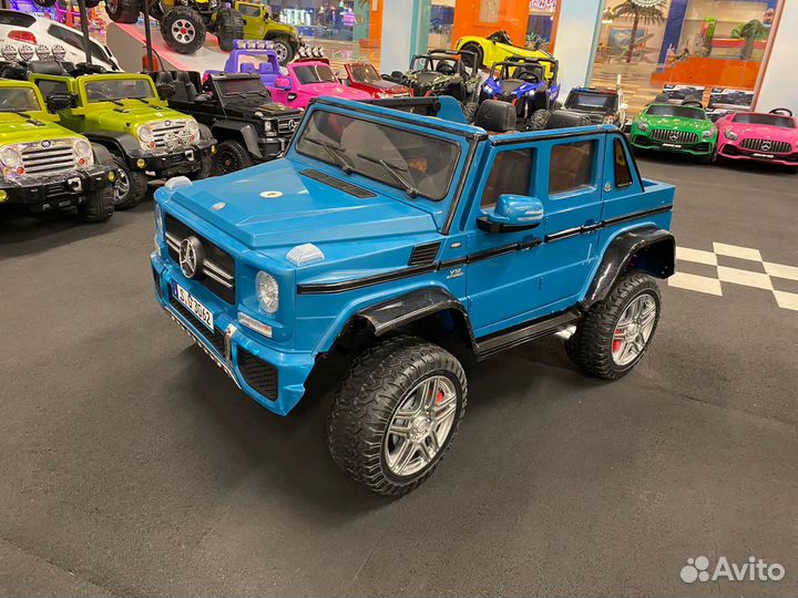 Детский электромобиль бу Mersedes G65 двухместный