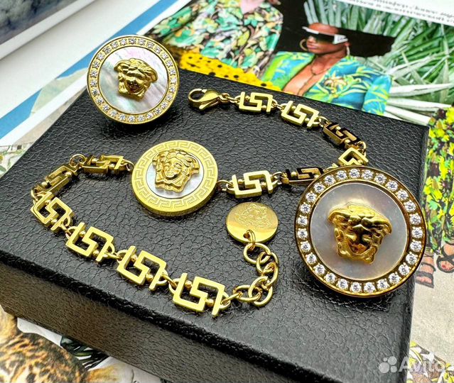 Браслет и серьги Versace
