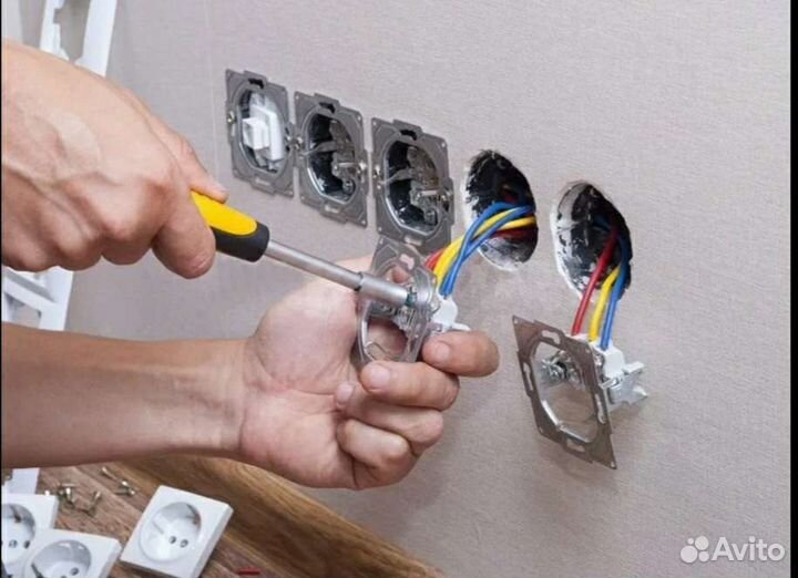 Розетки выключатели.Электрик.Электрика в квартирах
