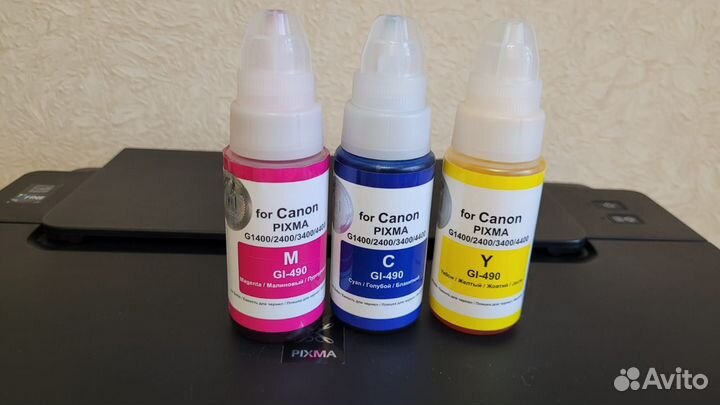 Цветной струйный принтер canon