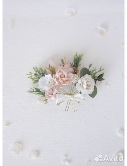 Шпильки для волос с цветами, свадебное украшение