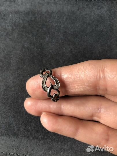 Серебряное кольцо 16, 15 размер