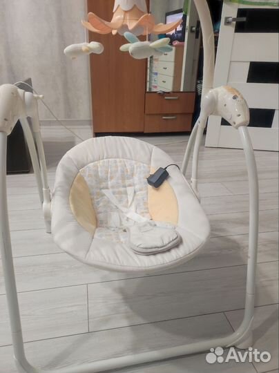 Детские электронные качели для новорожденных