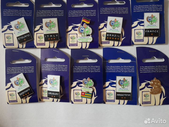 Значки чемпионата мира по футболу Германия 2006