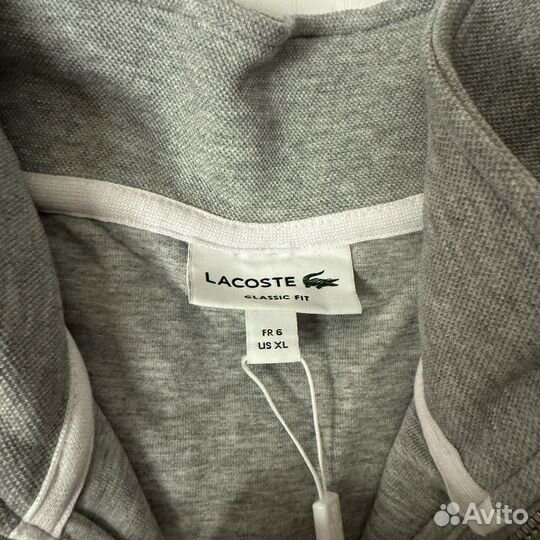 Толстовка Lacoste half zip (XL-L) ориг