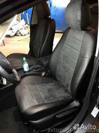 Чехлы на Kia Ceed алькантара (2012-2018)