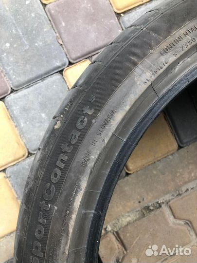 Continental ContiSportContact 5 225/40 R19 и 255/35 R19