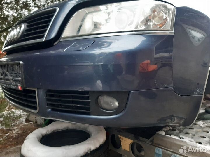 Бампер ауди а6 с5 рестайл цвет синий