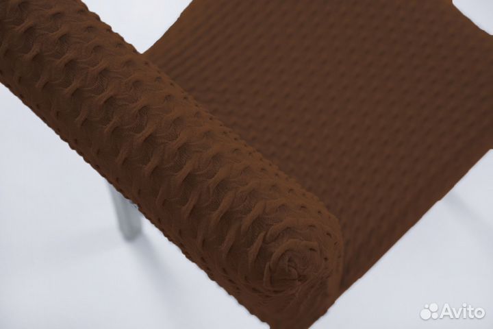 Чехлы на стулья со спинкой 6 шт на кухню, Кофе