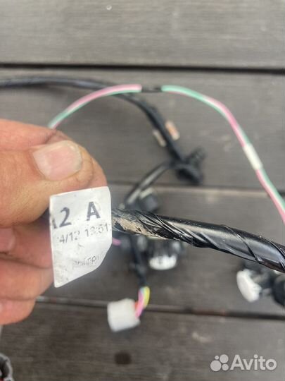 Проводка задних парктроников mazda 3 bl