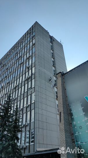 Промышленный Альпинист, ремонт панельных швов