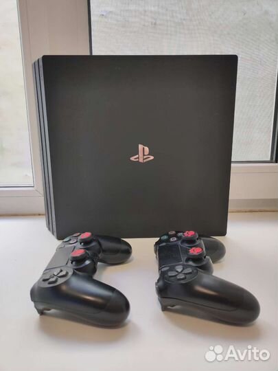Sony playstation 4 pro + 91 игра