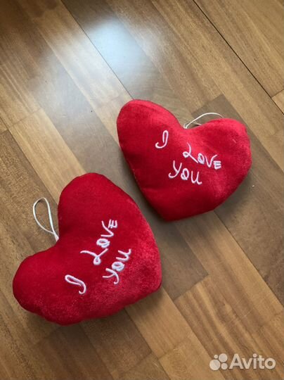 Брелок подвеска Подушка игрушка сердечко