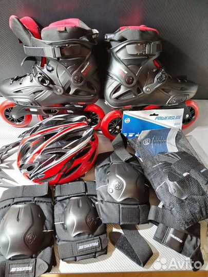 Ролики powerslide Imperial Black Red 110