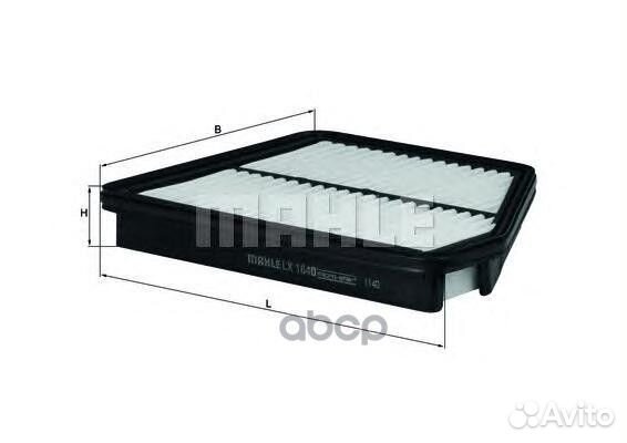 LX1840 фильтр воздушный Hyundai Matrix 1.6/1.8