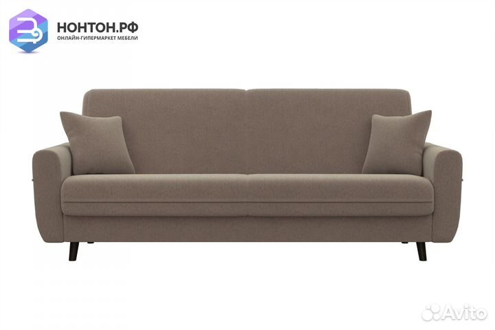 Диван книжка Бриз коричневый