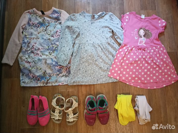 Пакет вещей для девочки 116 122