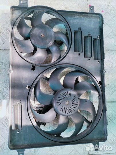 Диффузор с двумя вентиляторами для Вольво хс60