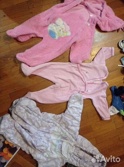 2 больших мешка одежды на девочку 0-12 месяцев