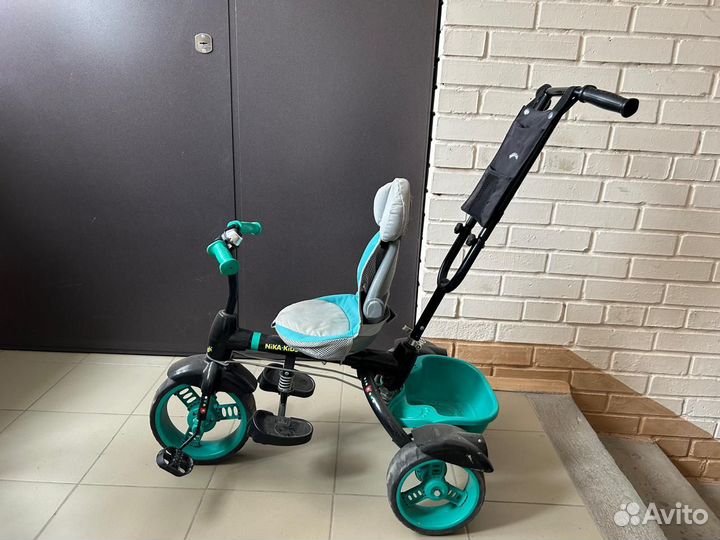 Велосипед с родительской ручкой