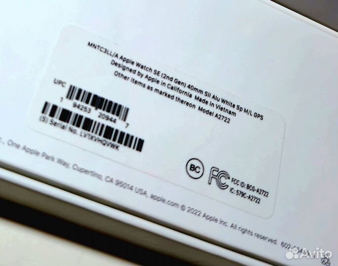 Apple watch SE Gen2 40mm (silver)