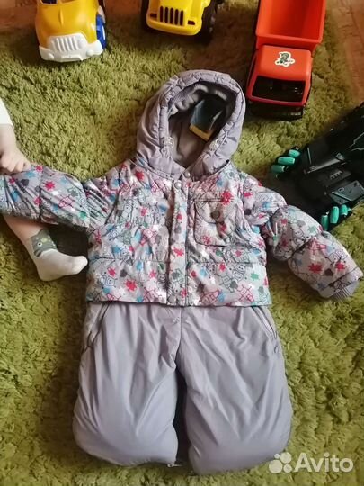 Комбинезон конверт зимний детский 74 80