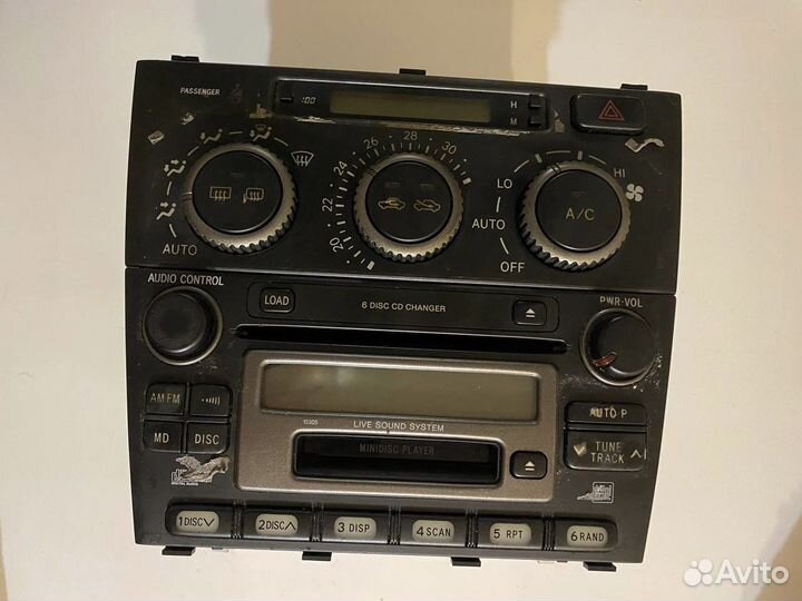 Магнитола/климат контроль Altezza/Lexus is200