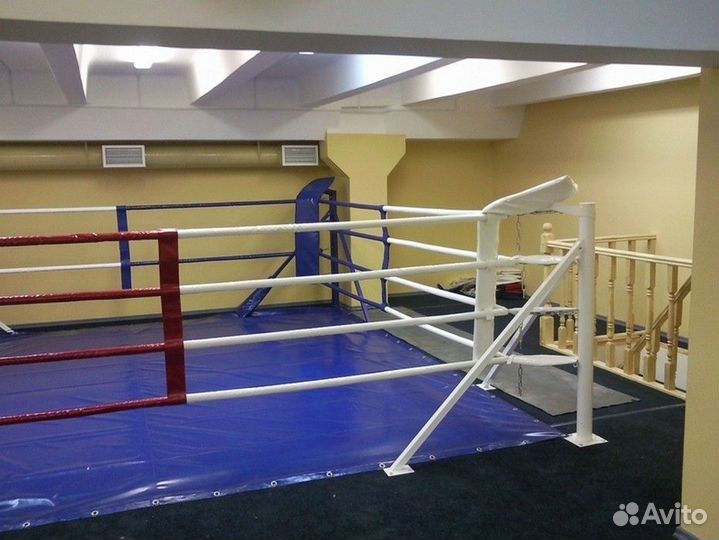 Ринг боксёрский на упорах 5х5м, боевая зона 4х4 м, монтажная площадка 5х5 м Pioner A12561