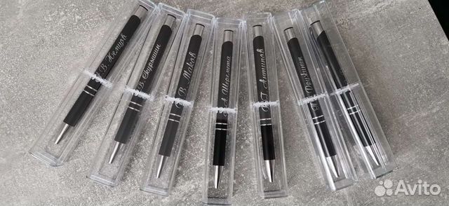 Ручки в футляре именные металл объявление продам