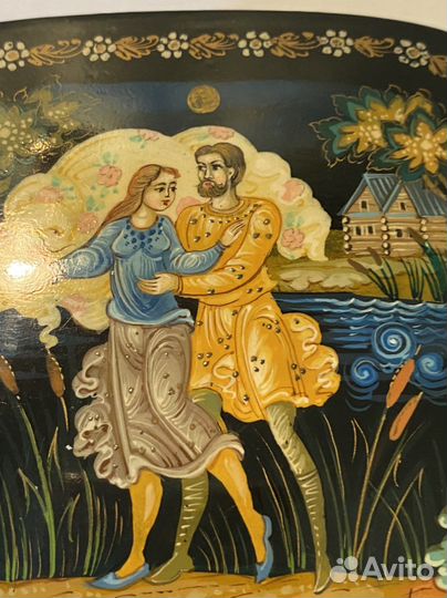 Шкатулка « Мстера» лаковая миниатюра