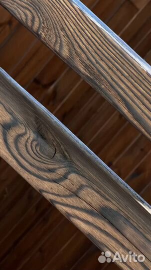 Брошировка дерева, состаривание