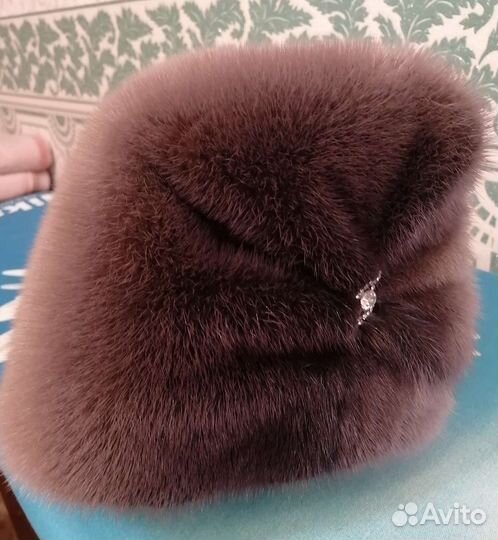 Шапка норковая женская