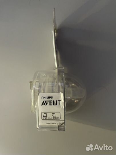 Соски бутылочные avent natural 0m+