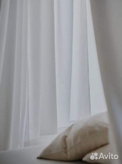 Шторы гардины белые IKEA
