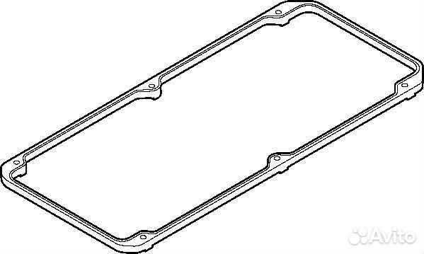 Прокладка крышки гбц полиакриловый каучук