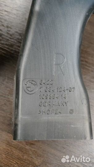 Воздуховод правый Bmw 530 D E61 M57N 306D2EU4 2004